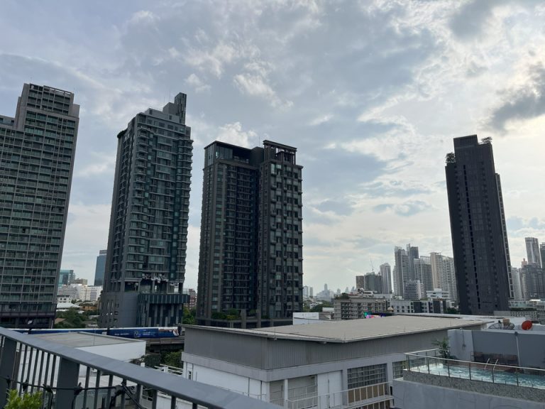 プールからの景色