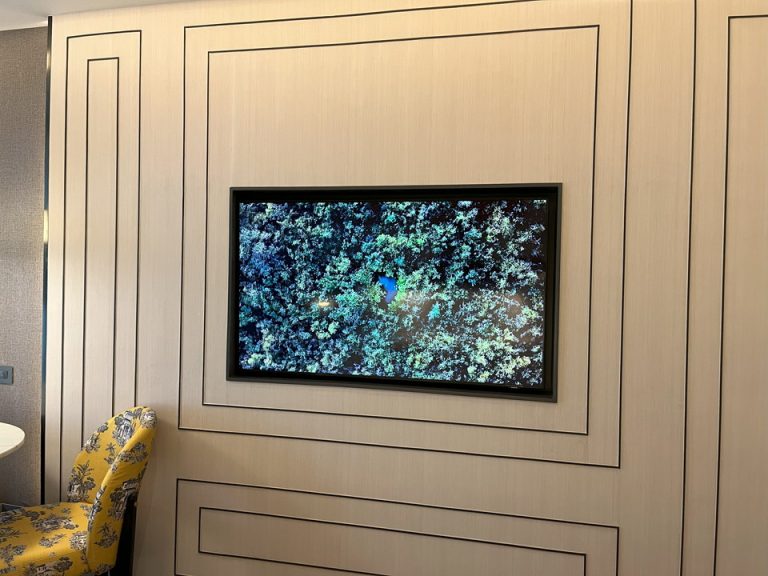 ベット方向からTV