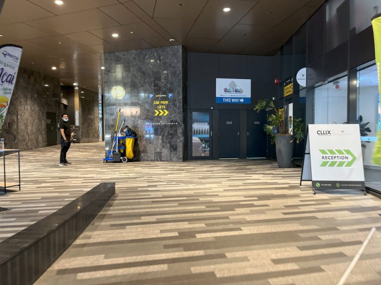 レセプション前