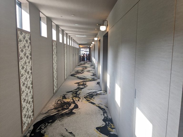 客室入口付近廊下