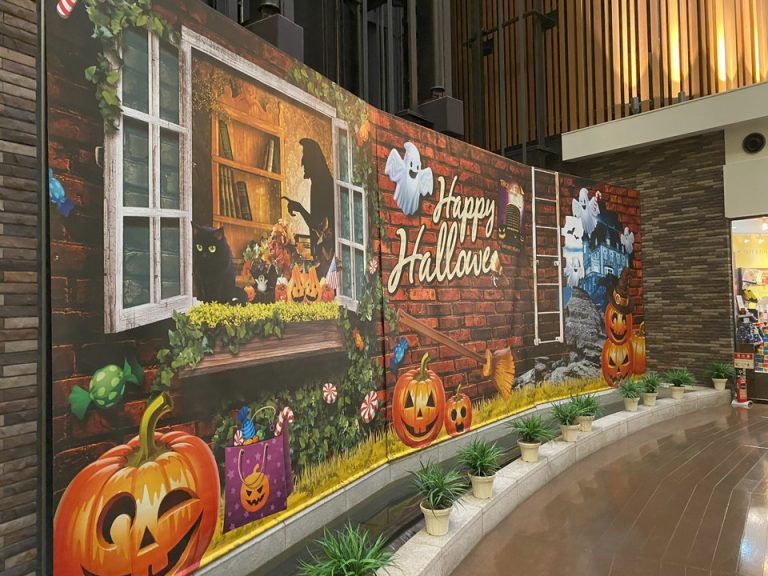 ロビー階 ハロウィン装飾