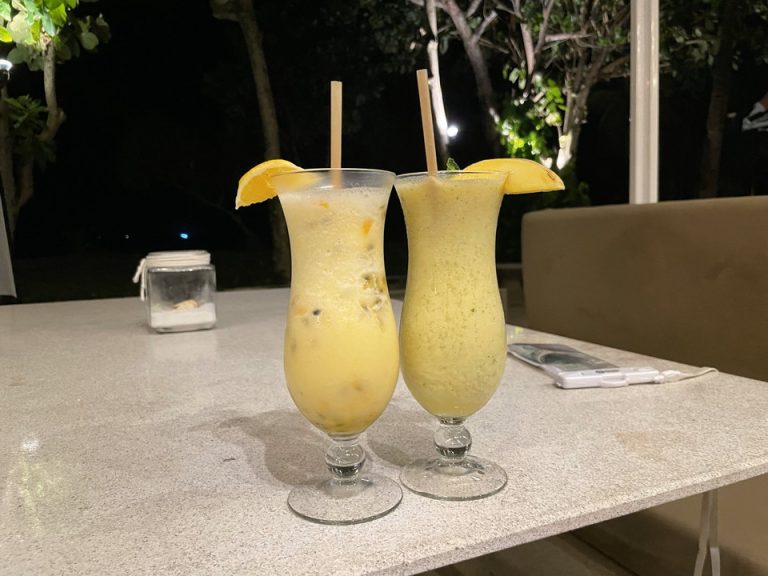 レストランで頼んだスムージーです