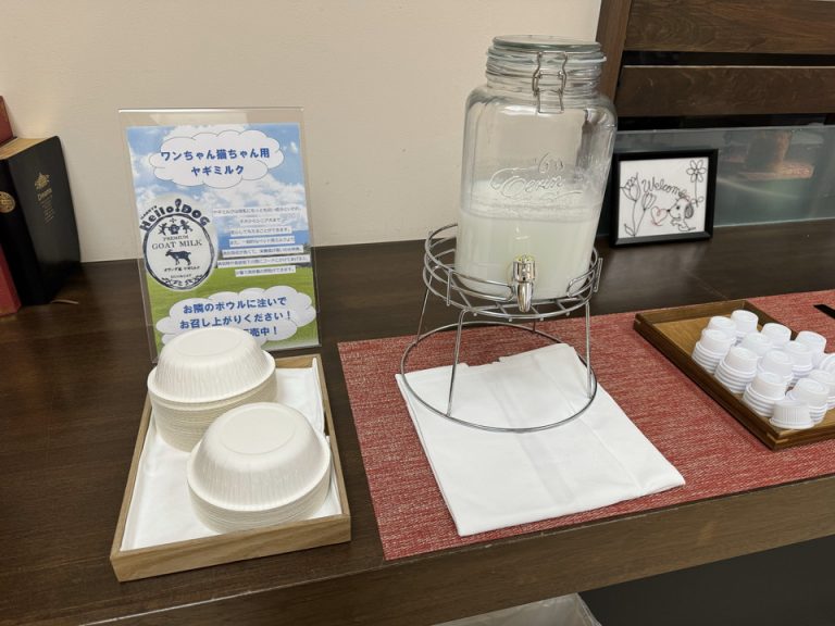 犬用ウェルカムドリンク