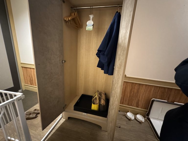 クローゼット開けた状態