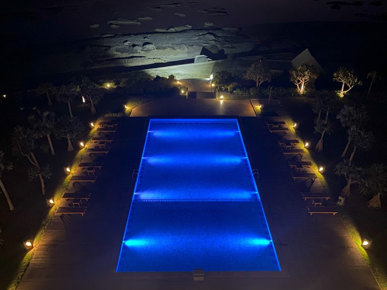 客室からの眺望(夜)