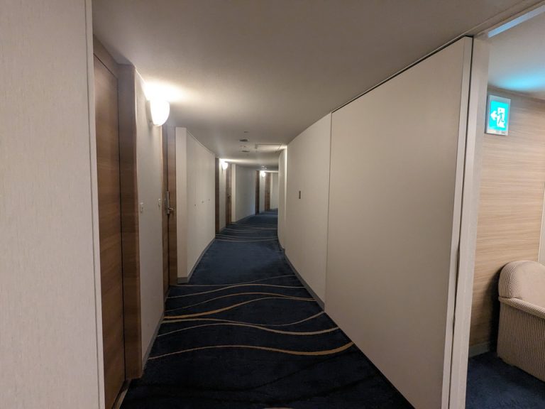 客室階廊下全体