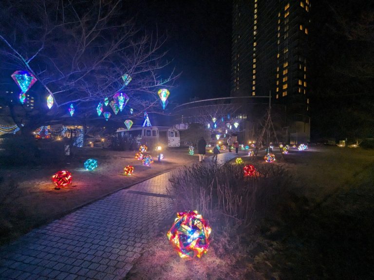 びわプリイルミ(アプローチエリア)