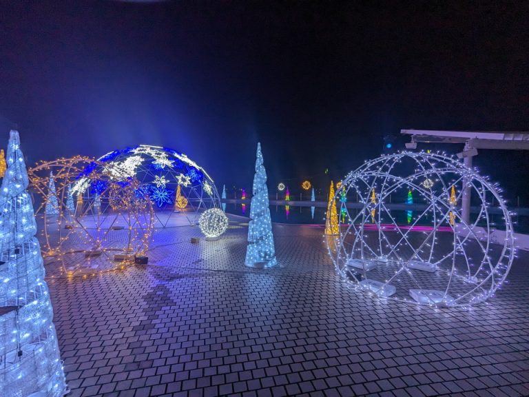 びわプリイルミ(プールサイドエリア)