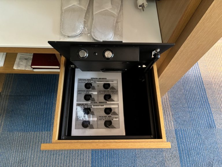 セーフティーボックス(開けた状態)