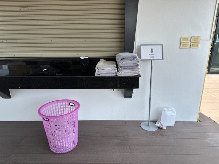 屋上タオルレンタル