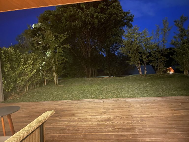 客室からの眺望(夜間)