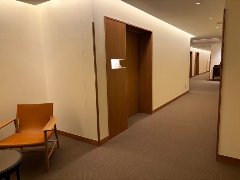客室入り口付近廊下