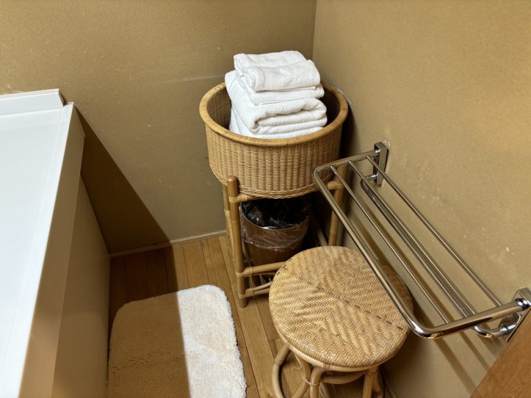 脱衣所 タオル掛け