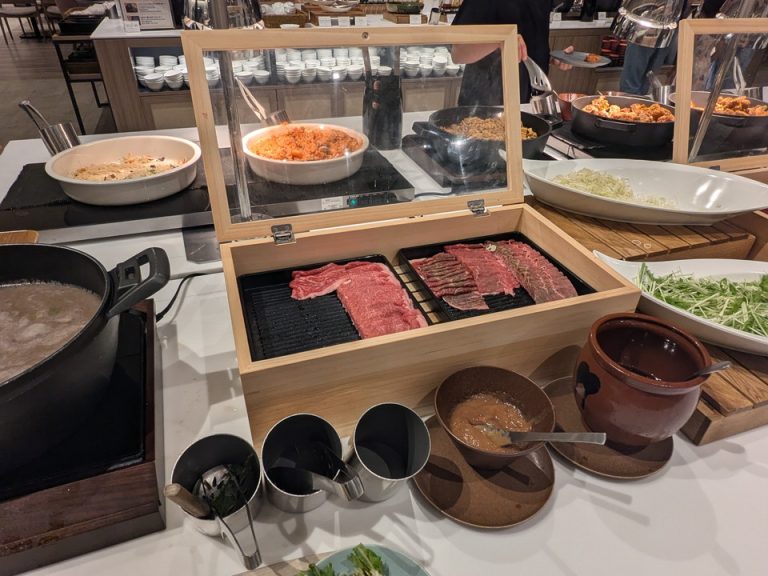 【夕食】淡路牛のしゃぶしゃぶ