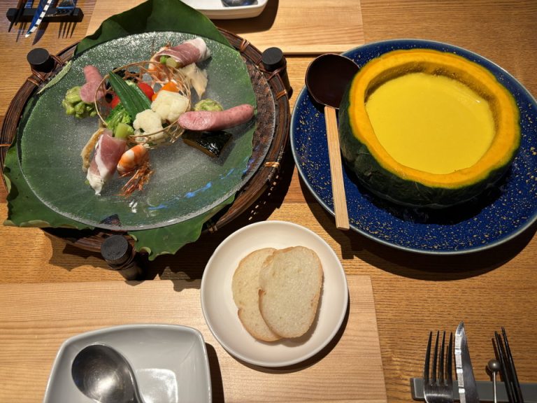 かぼちゃの冷やしフォンデュ2