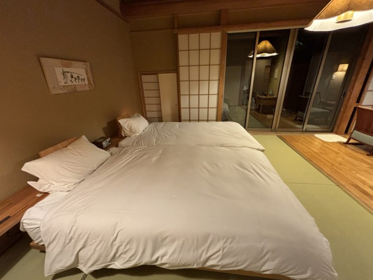 横方向からベッド