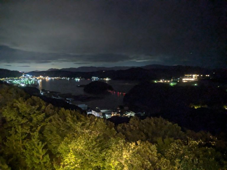 部屋からの眺望夜