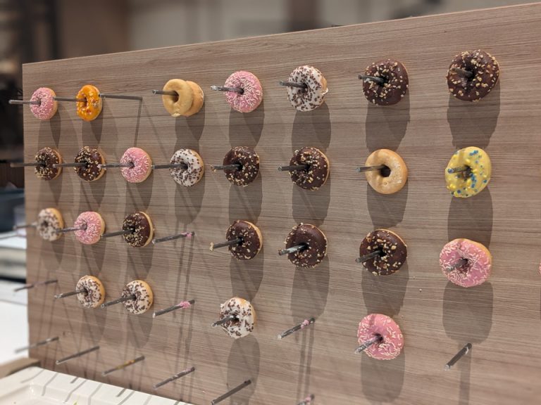 【夕食朝食】カラフルドーナツ