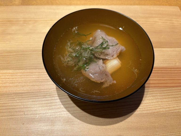 メジマグロ節の吸い物