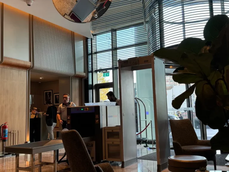 エントランス内観・金属探知機(1)