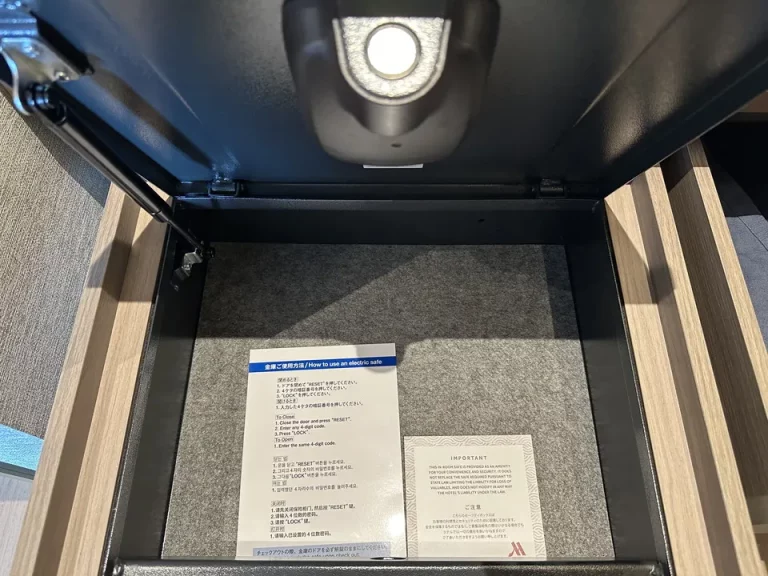 セーフティボックス(開けた状態)