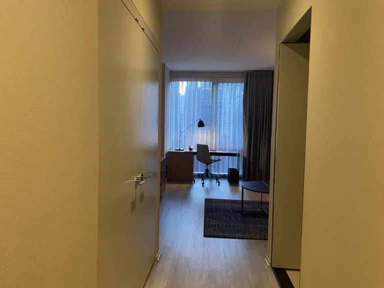 客室全体(入口方向)_右手前にバスルーム奥右手にリビング奥左手にベッドルーム(3)