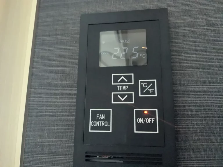 エアコンコントローラーは0.5度刻みで設定可能