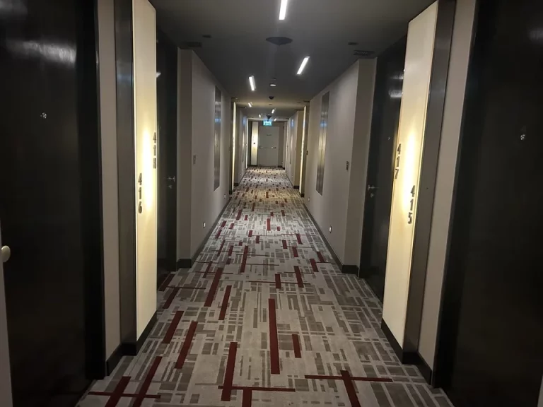 客室階廊下全体