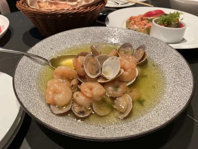 夕食アヒージョ