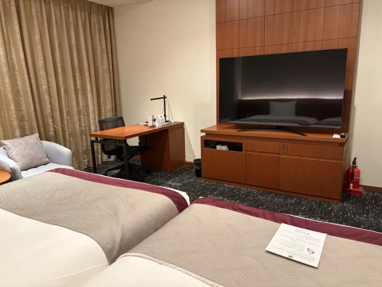 ベッド方向からTV