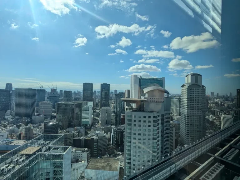 ジムからの眺望西側