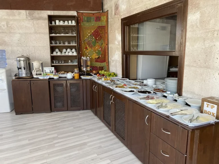 朝食会場の料理