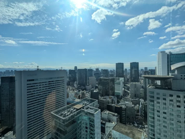 ジムからの眺望南側