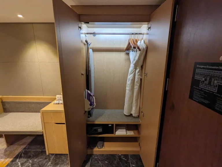 クローゼット外観(開けた状態)_1_アイロンやブラシ等も