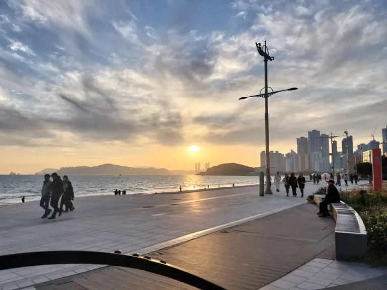 海雲台 夕日1