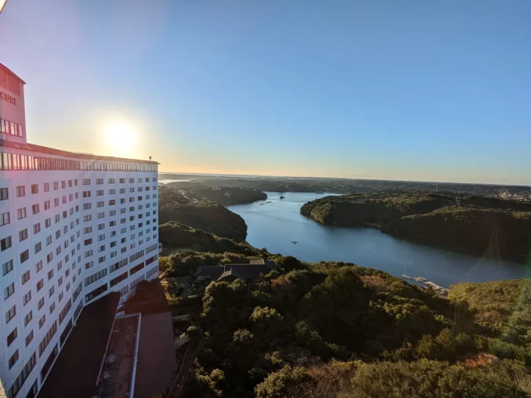 窓からの景色東側日の出