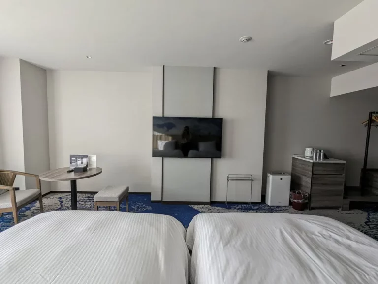 ベッド方向からTV