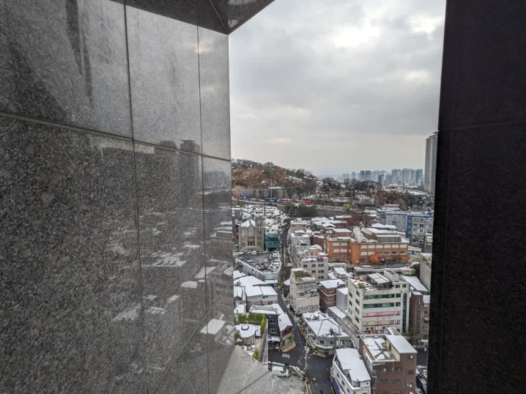 部屋からの眺望