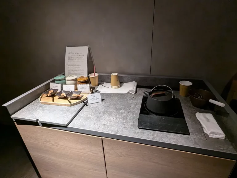 温泉ラウンジ甘酒コーナー