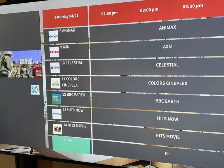 テレビのチャンネルは映画チャンネルなども含め40ほど。日本のNHKワールドも入ります。