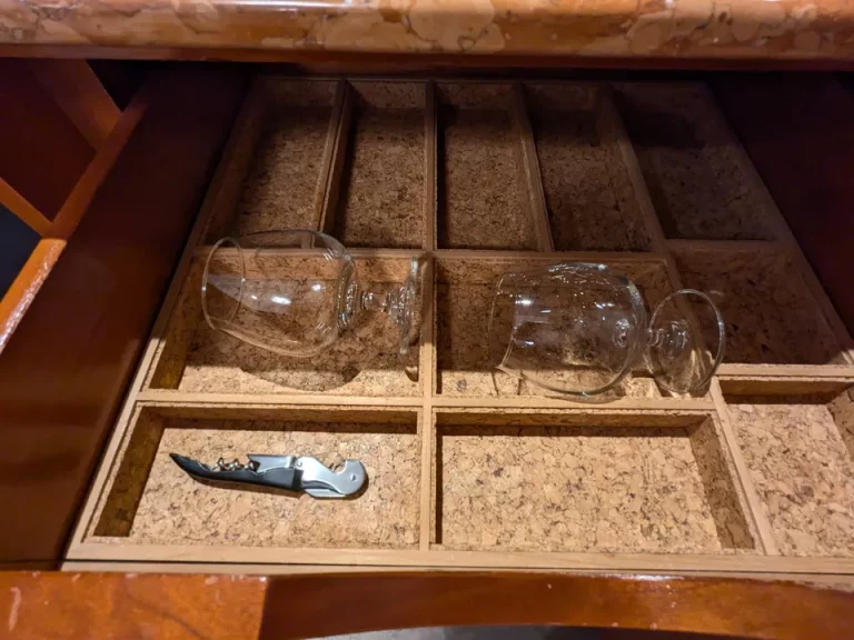 カフェコーナーのグラス類