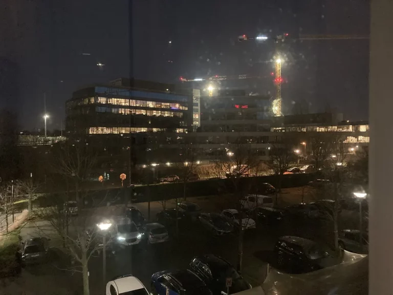 部屋からの眺望夜間