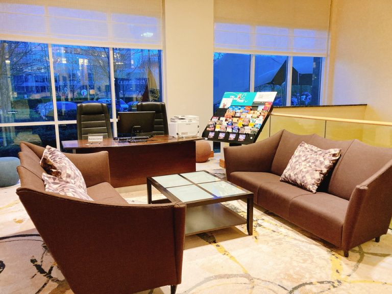 ロビーにあるビジネスコーナー