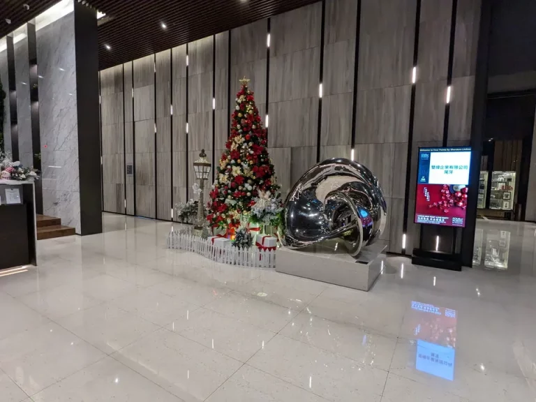 ロビーの飾り付け