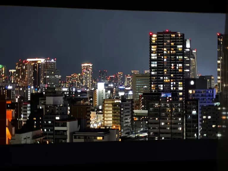 部屋からの眺望(夜間)②