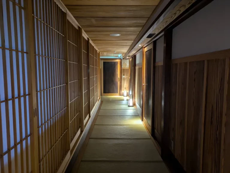 客室入口付近廊下